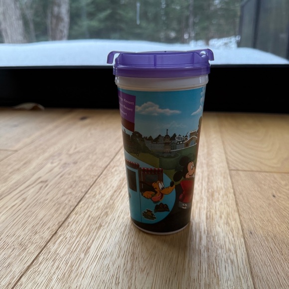 WALT DISNEY WORLD TRAVEL MUG PURPLE NO HANDLE EDITION - Picture 6 of 10